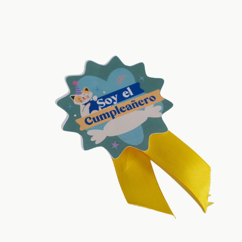medallas de cumpleaños gato